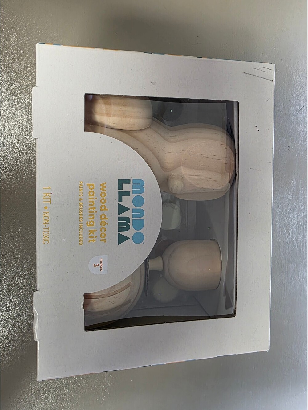 Mondo Llama Wooden Decor Painting Kit - 3 Pieces